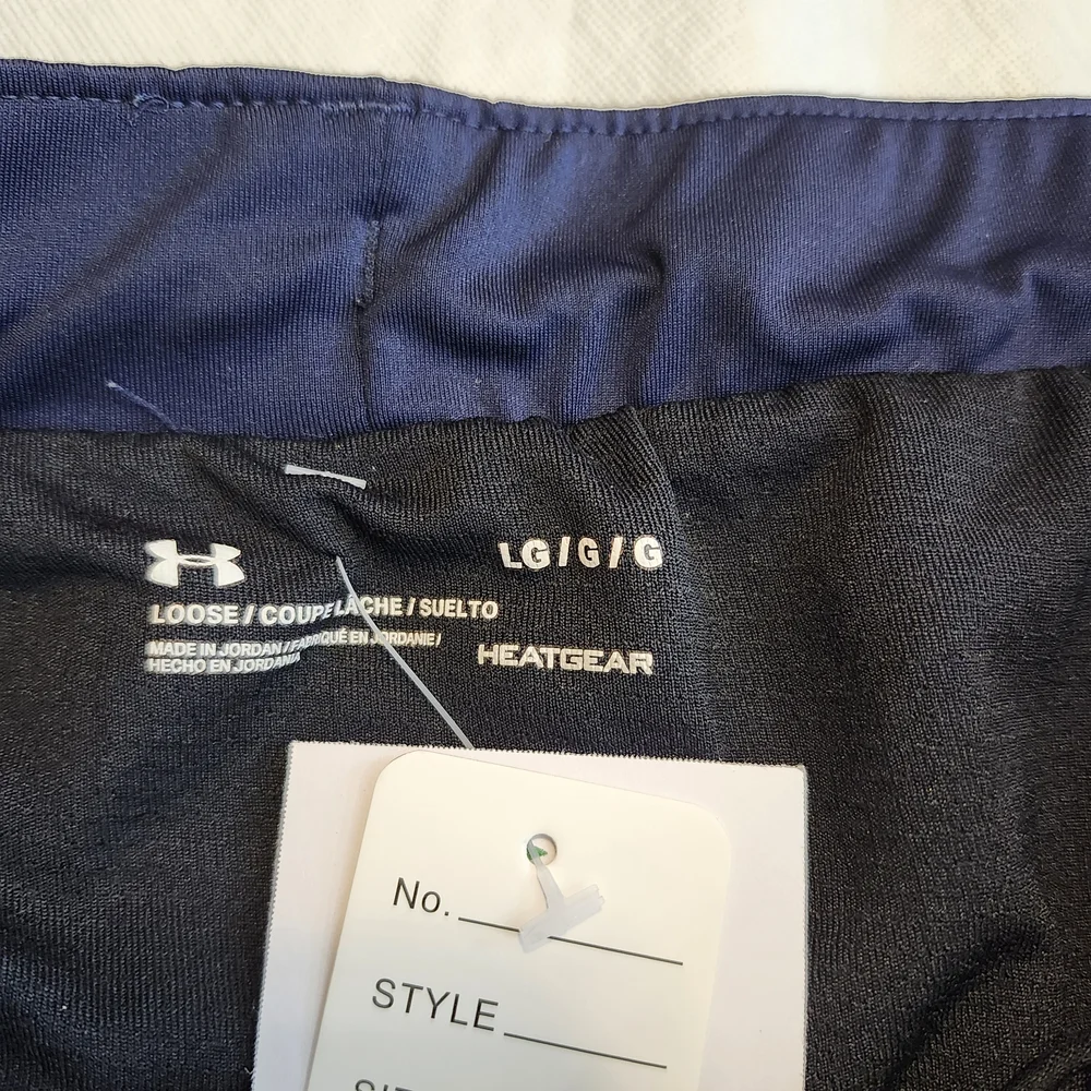 Under Armour Women's Navy Blue Athletic Shorts - Picture 7 of 8